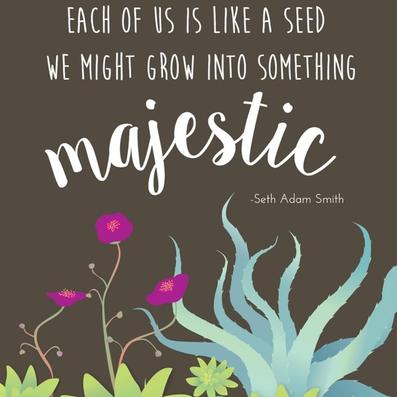 Barker Creek Art Prints, Bloom & Grow, Set of 8 Art Prints - Picture 4 of 5